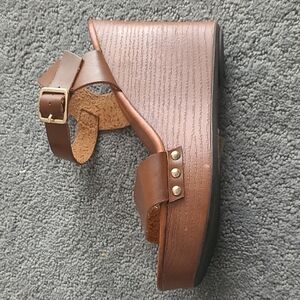 Brown Wedge Sandals